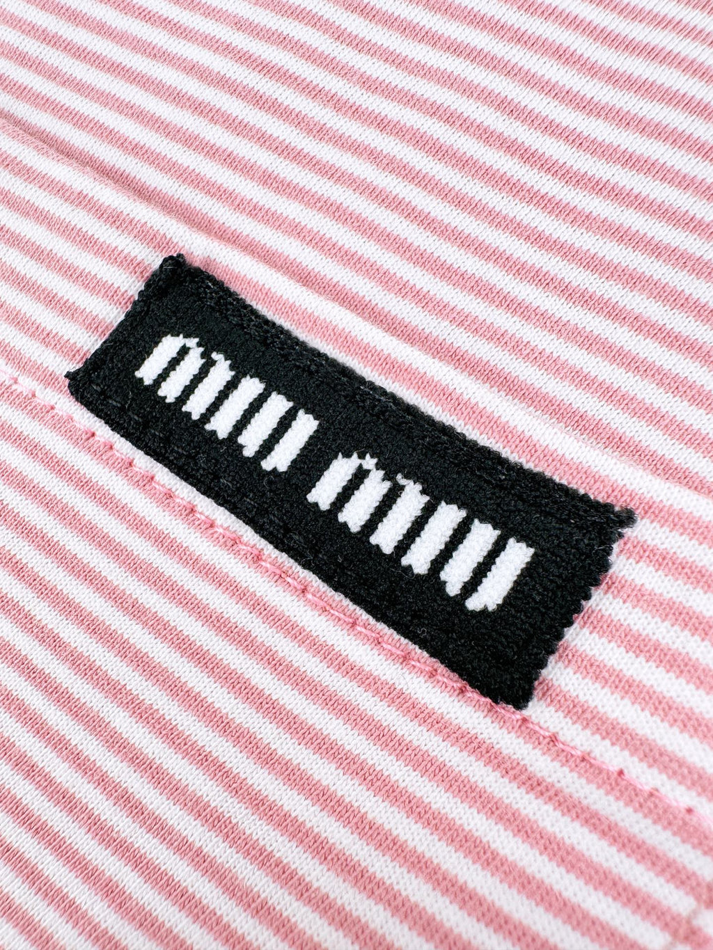 2026 Women's MM Logo Striped Long-Sleeved Shirt (FF758)