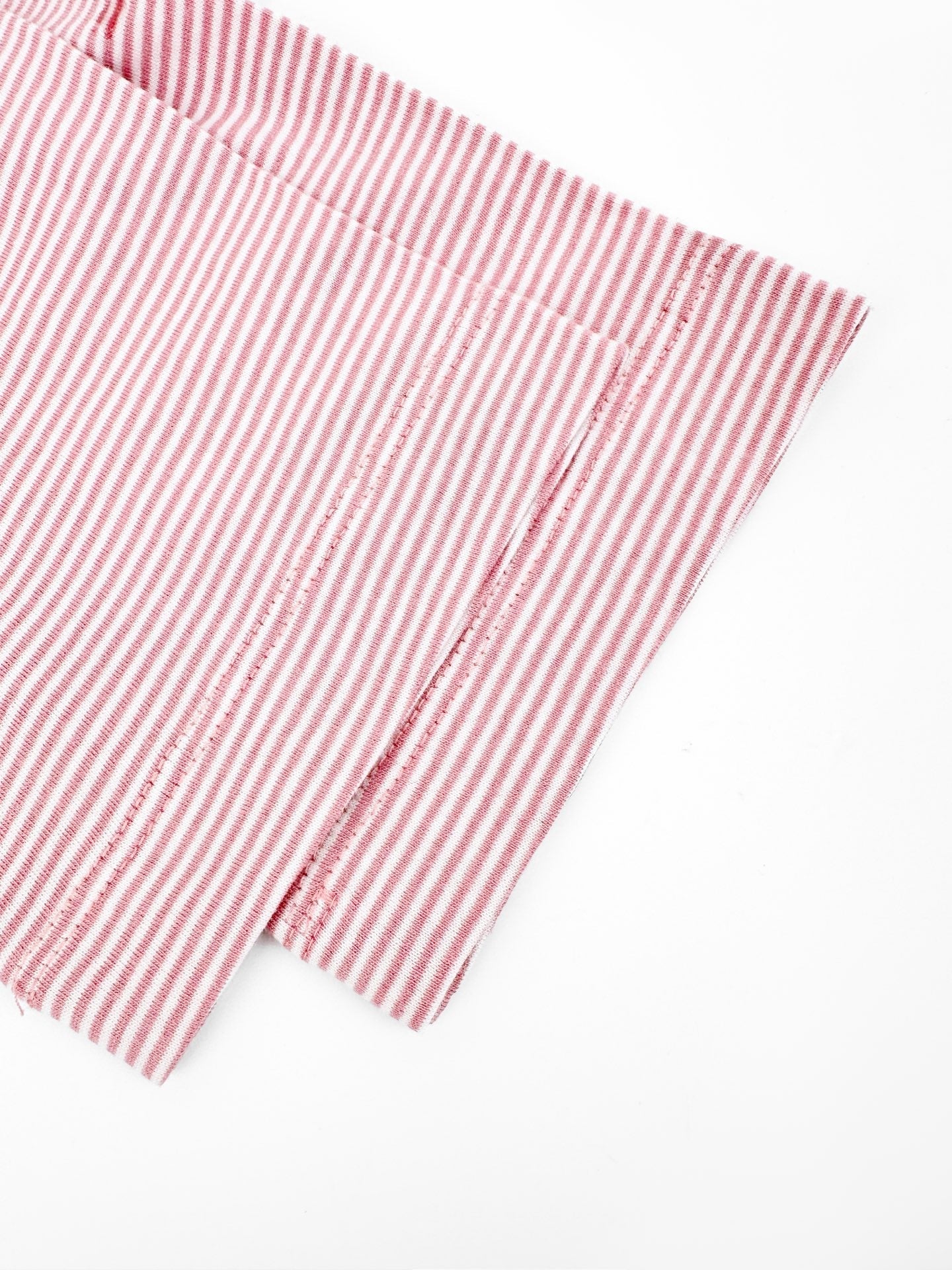 2026 Women's MM Logo Striped Long-Sleeved Shirt (FF758)