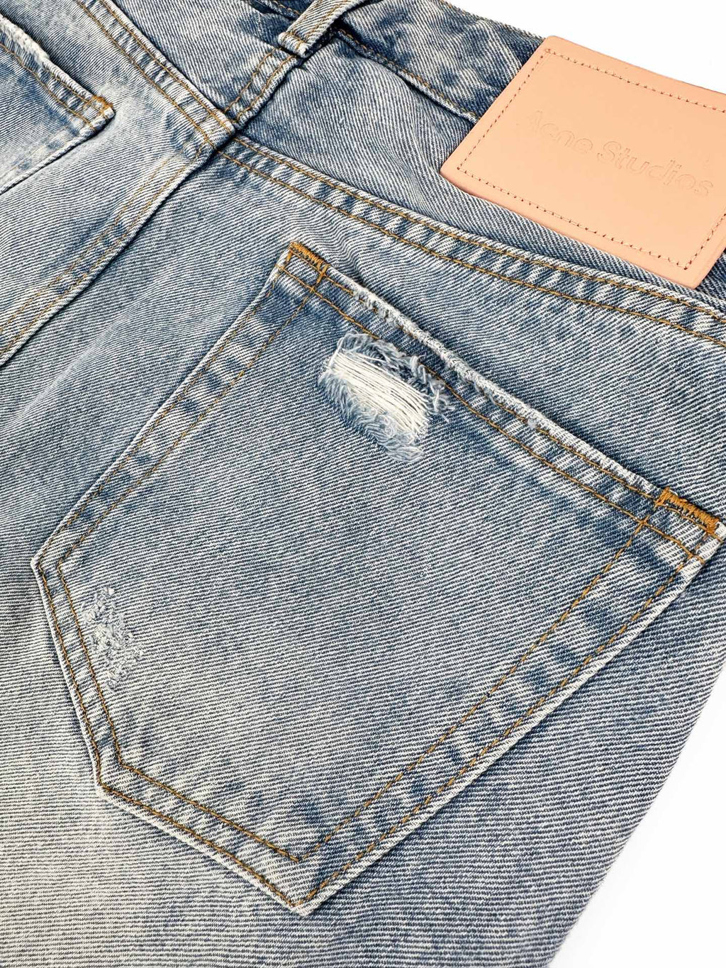 2026 Women's Acn Fake Two-Piece Denim Skirt Pants (FF751)