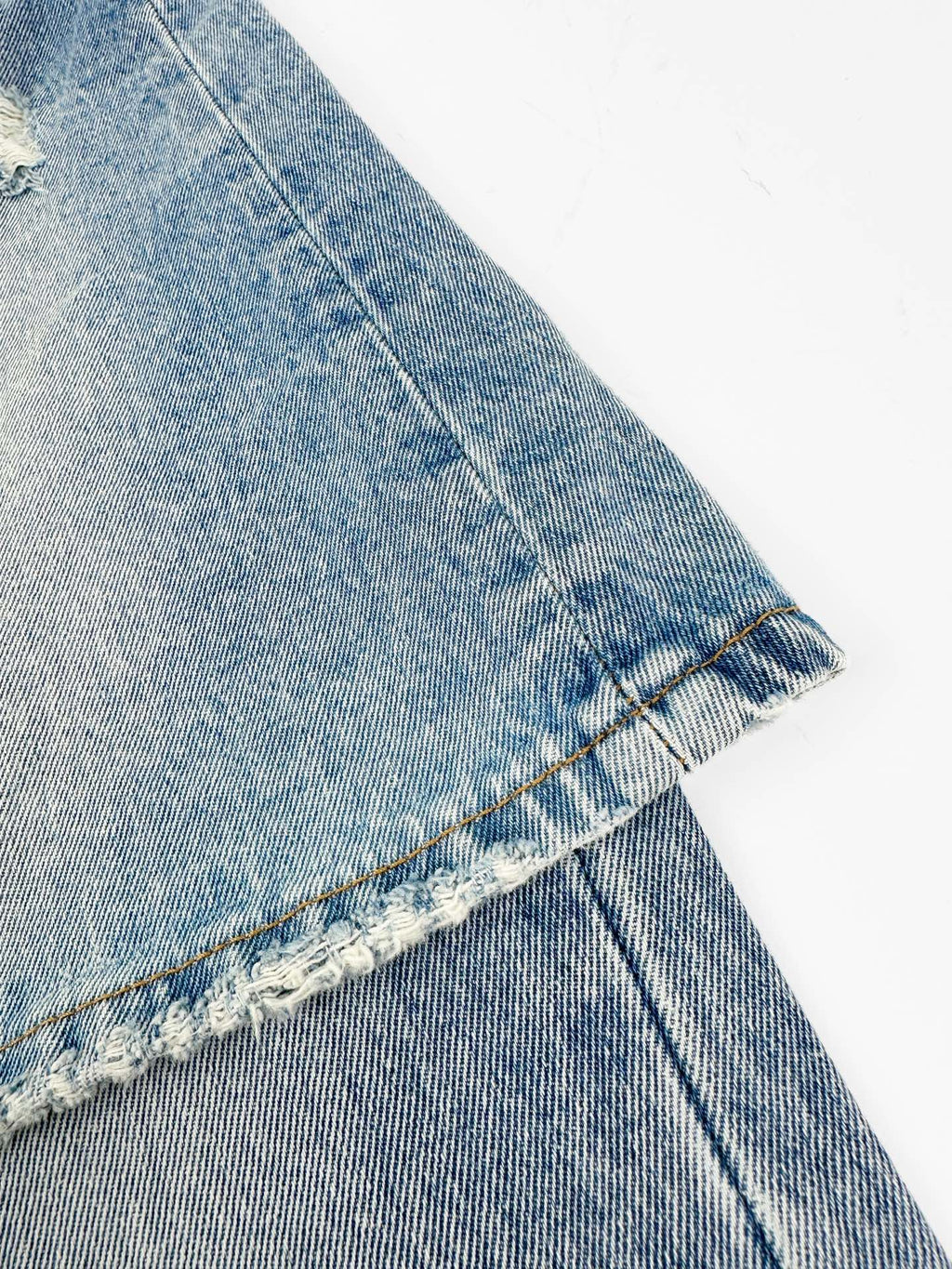 2026 Women's Acn Fake Two-Piece Denim Skirt Pants (FF751)