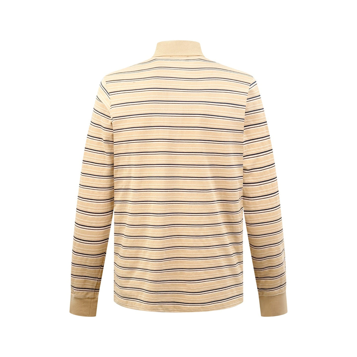 2026 New Model Triangle Brand Logo Striped Long-Sleeved Polo Shirt (CC993-A70)