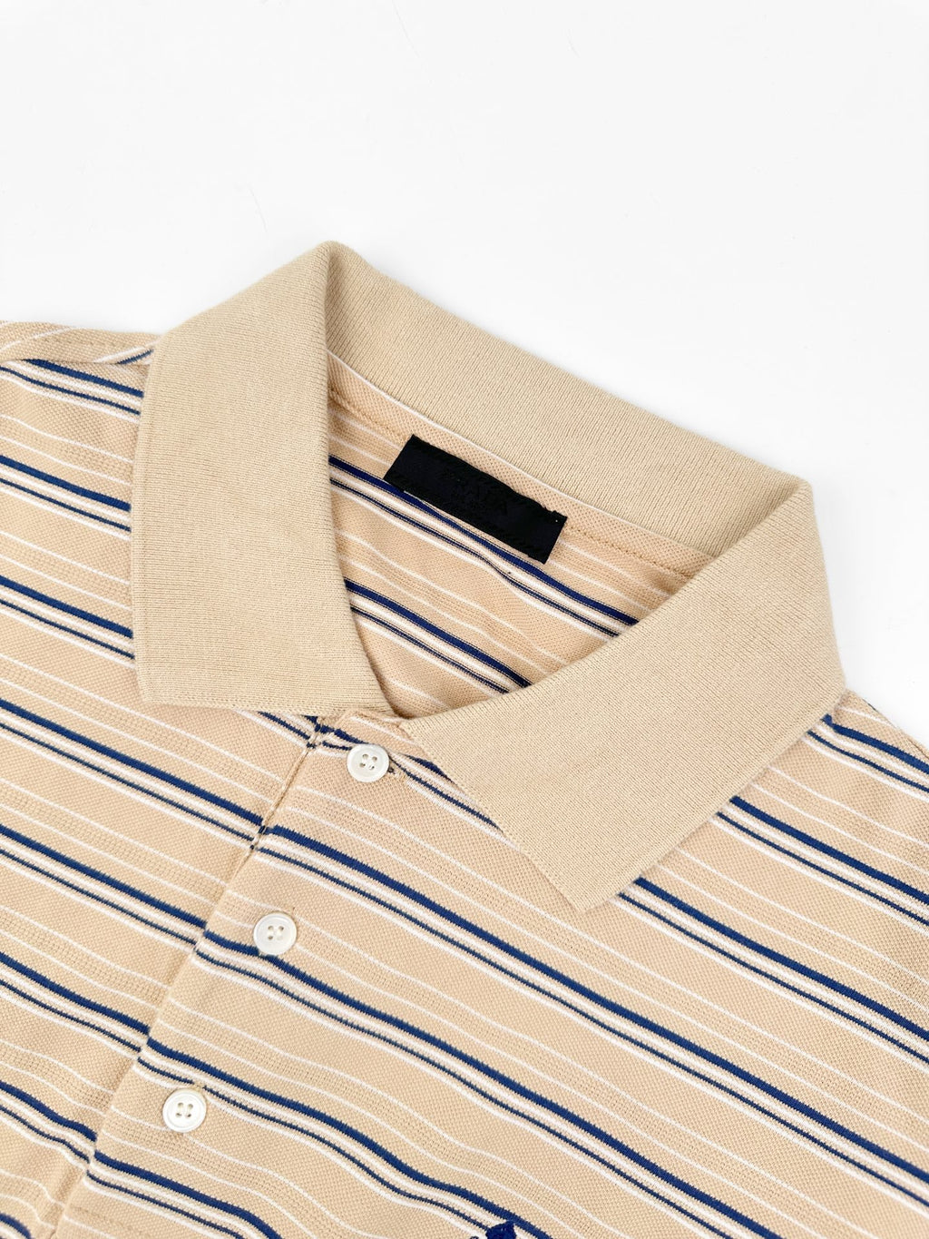 2026 New Model Triangle Brand Logo Striped Long-Sleeved Polo Shirt (CC993-A70)