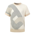2026 New Model H Logo Plaid Short-Sleeved Sweater (AA594-A85)