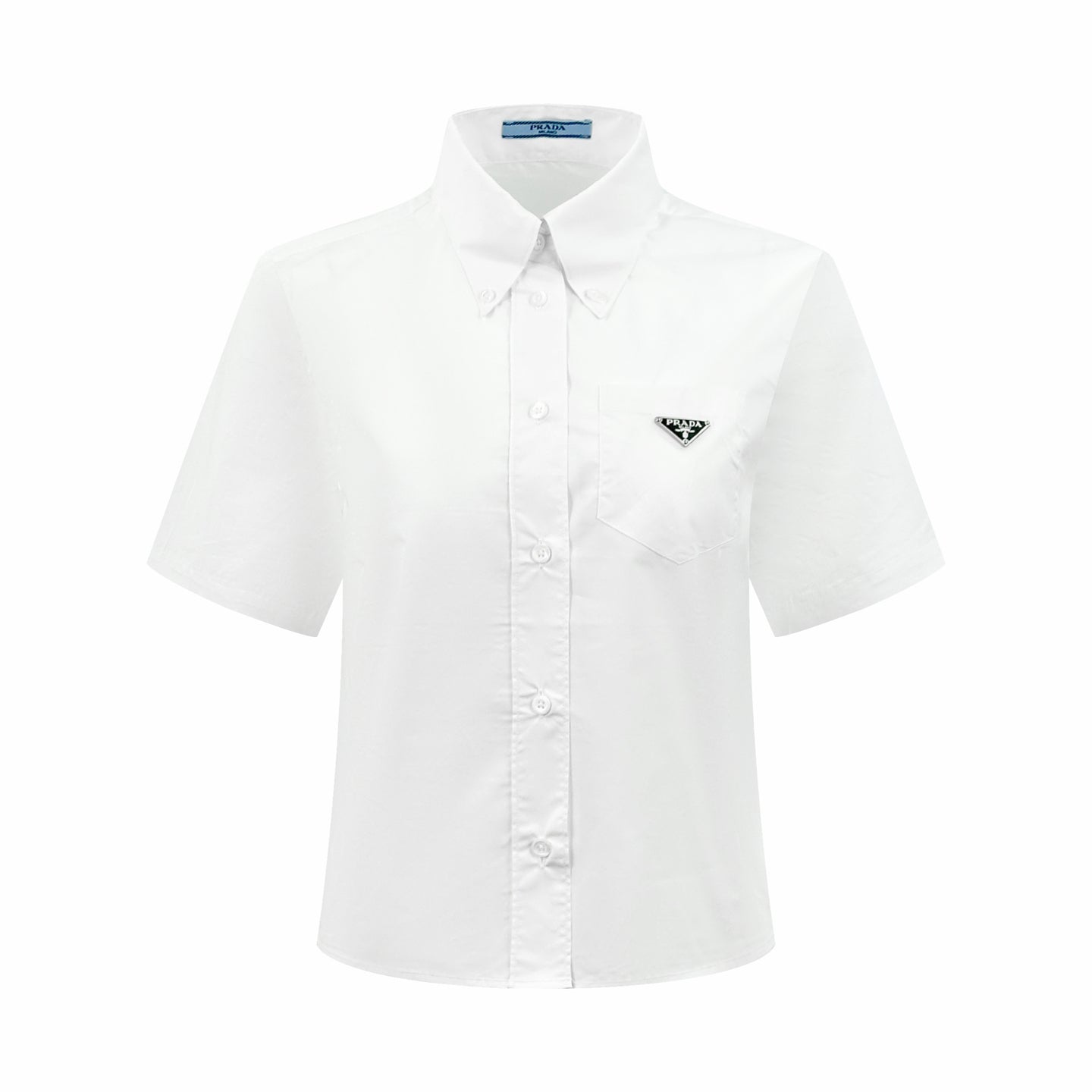 2026 Women's Triangle Brand Triangle Logo Short Shirt (EE420)