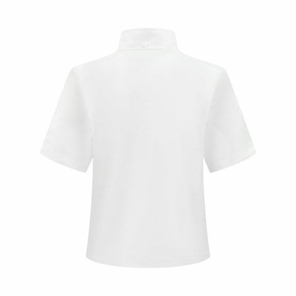 2026 Women's Triangle Brand Triangle Logo Short Shirt (EE420)