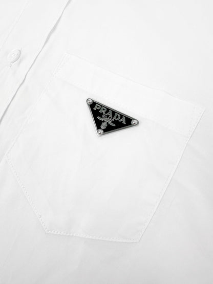 2026 Women's Triangle Brand Triangle Logo Short Shirt (EE420)
