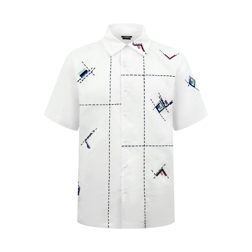 2026 New Model FF Embroidered Short-Sleeved Shirt (AA620-A90)