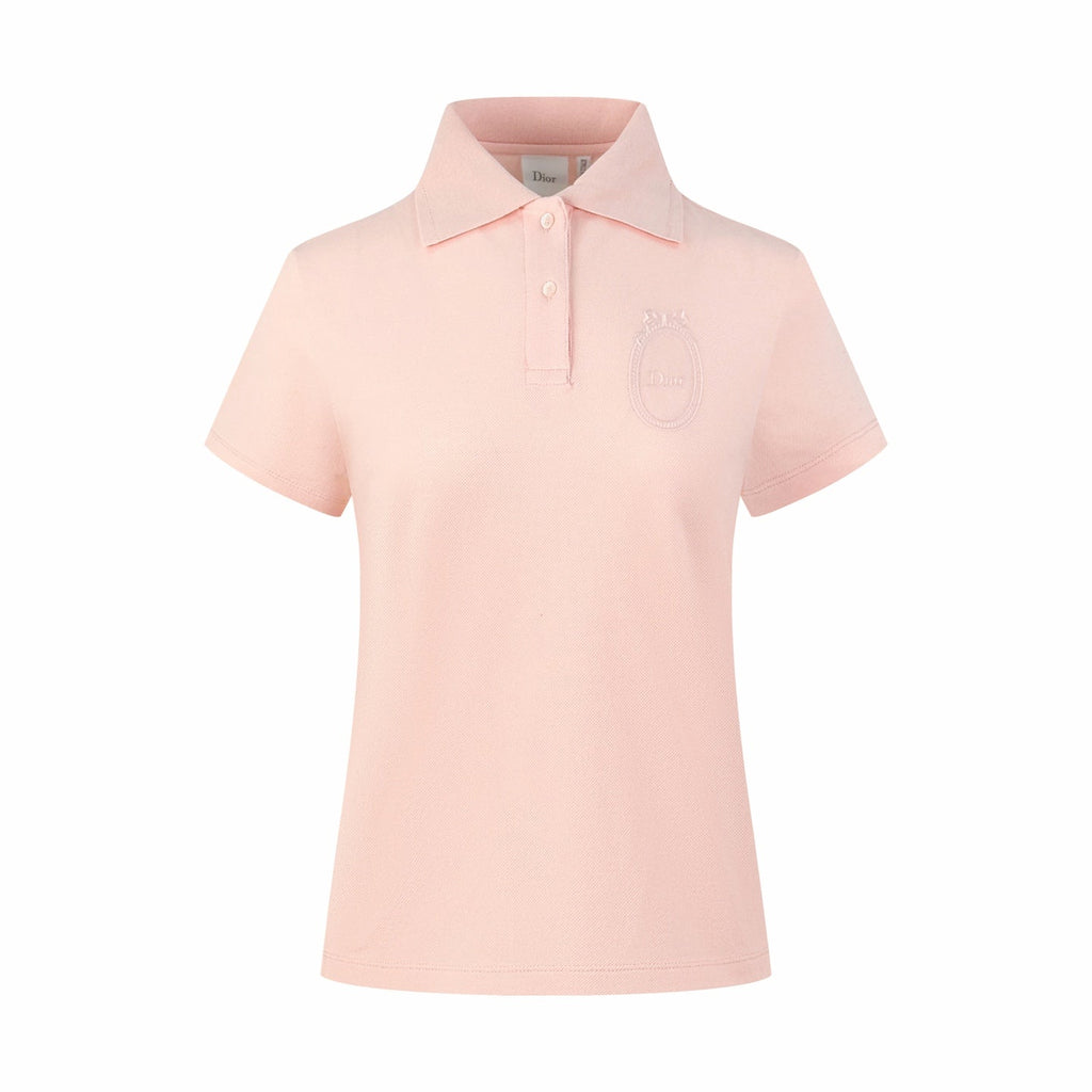 2026 Women's CD Badge Embroidered Polo Shirt (FF759)