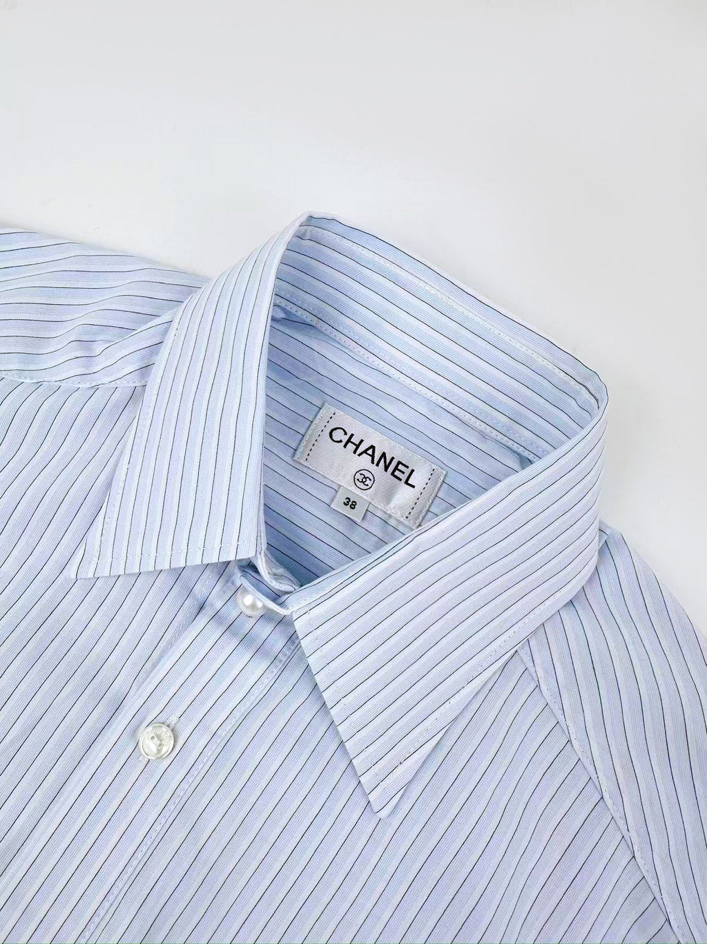 2026 Women's CC Logo Striped Shirt (FF737)
