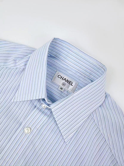 2026 Women's CC Logo Striped Shirt (FF737)