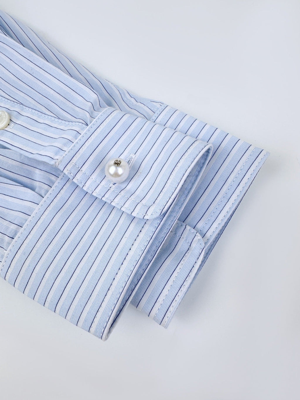 2026 Women's CC Logo Striped Shirt (FF737)