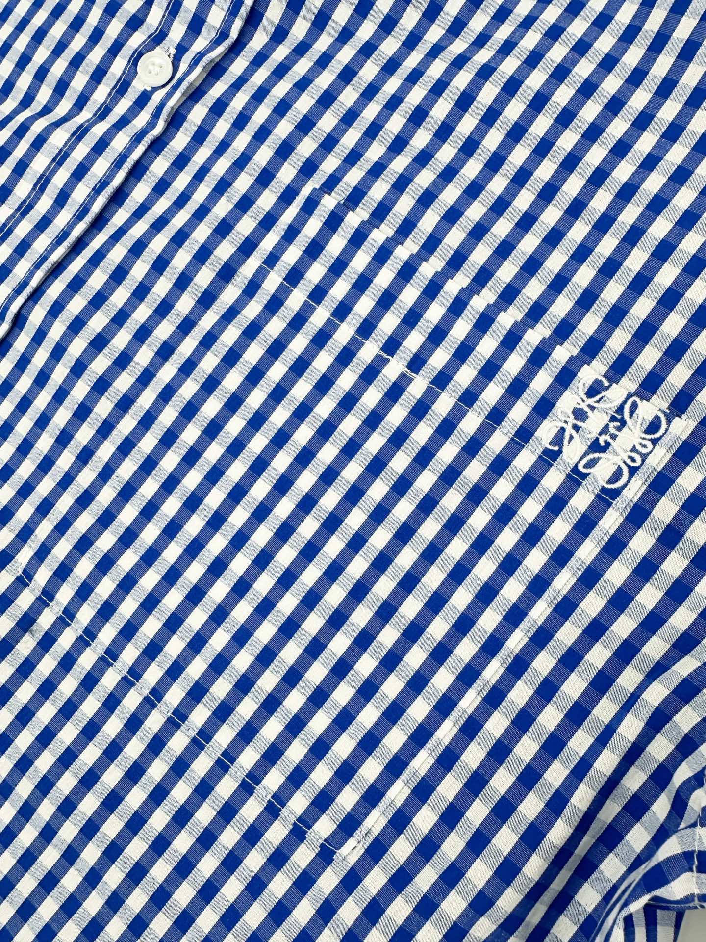 2026 New Style Way Embroidered Checkered Shirt (AA647-B30)