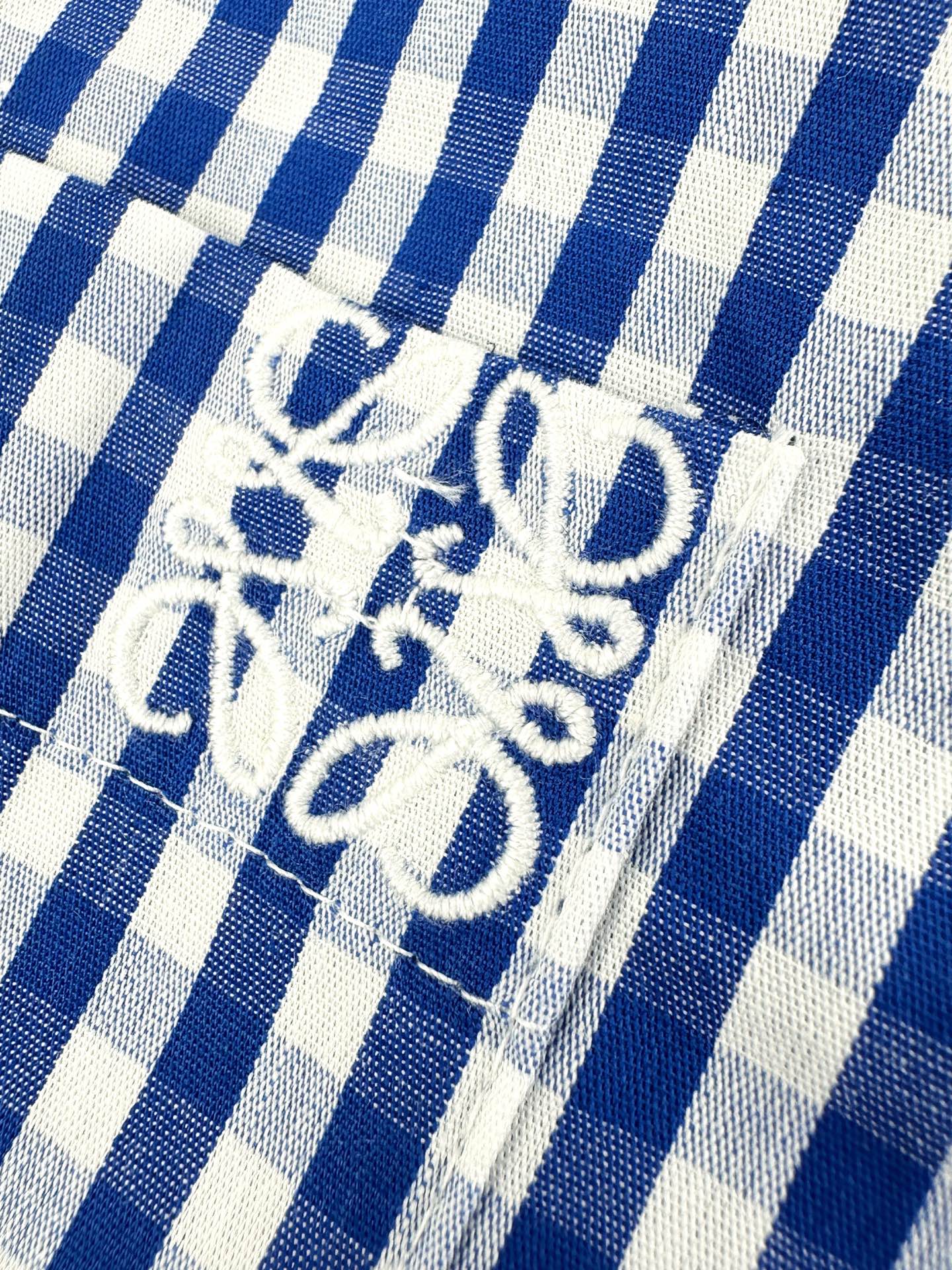 2026 New Style Way Embroidered Checkered Shirt (AA647-B30)