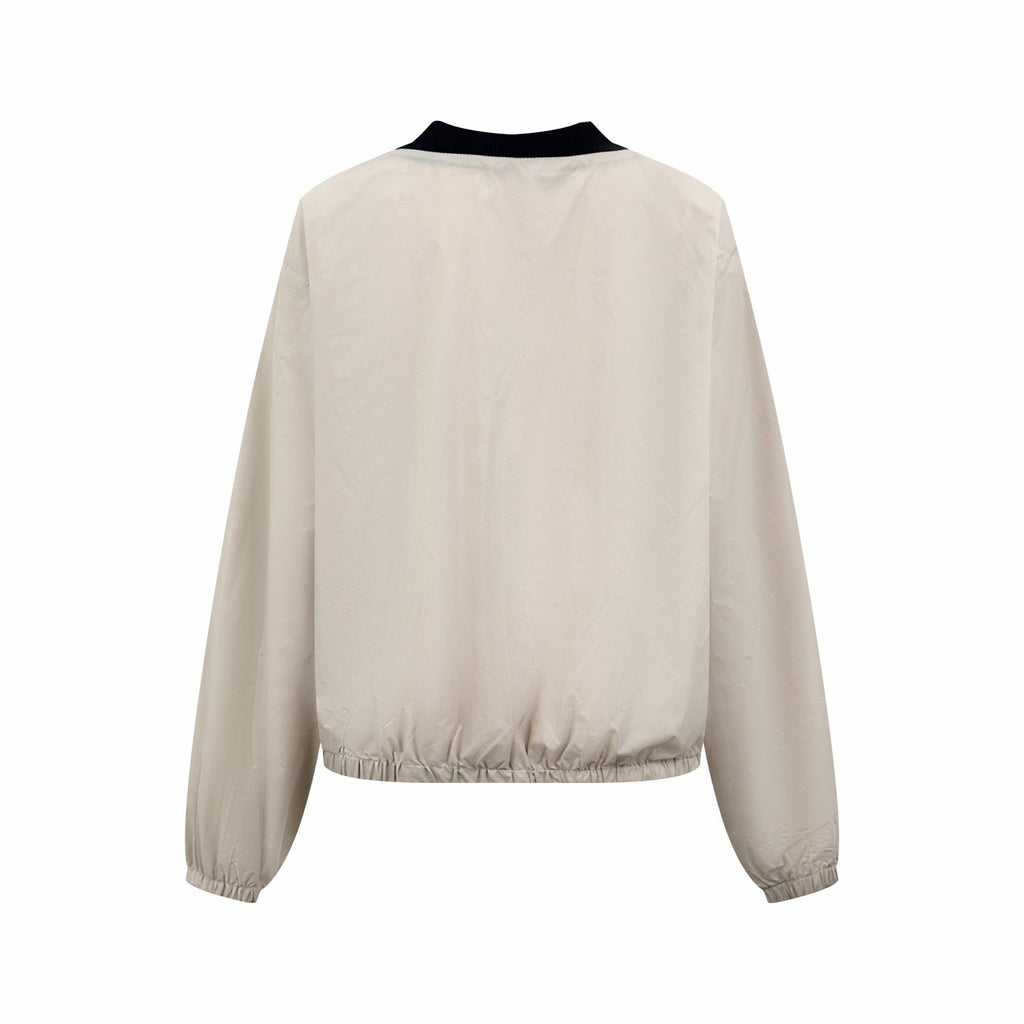 2026 Women's MM Logo V-neck Sweater (FF763)