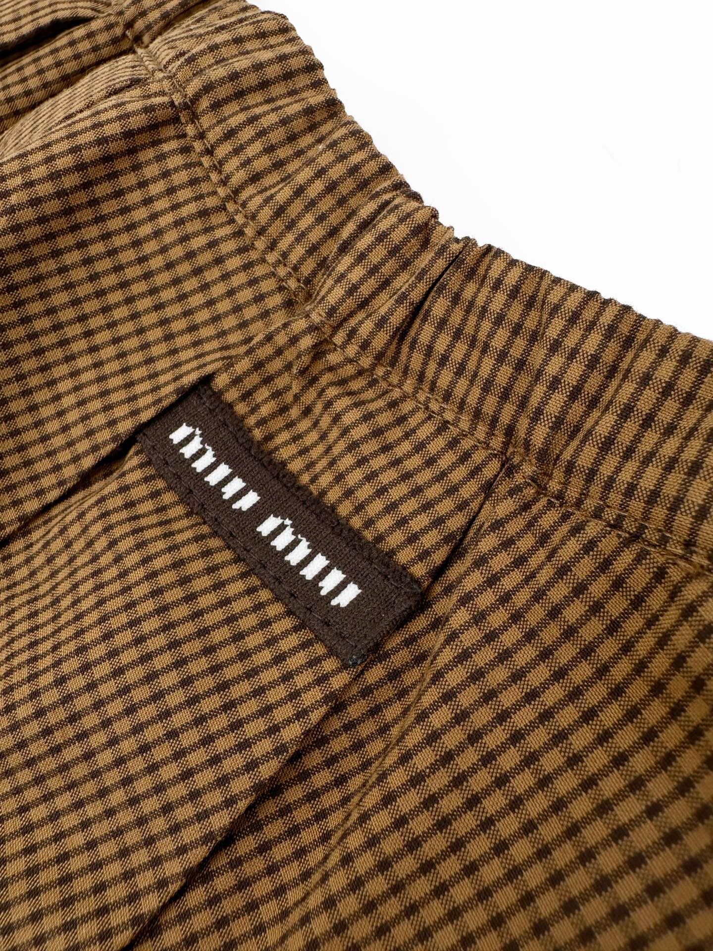 2026 Women's MM Logo Checkered Short Dress (FF768)