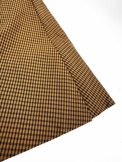 2026 Women's MM Logo Checkered Short Dress (FF768)