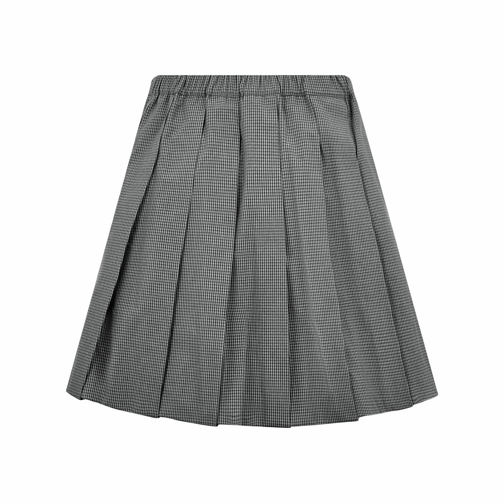 2026 Women's MM Logo Checkered Short Dress (FF767)