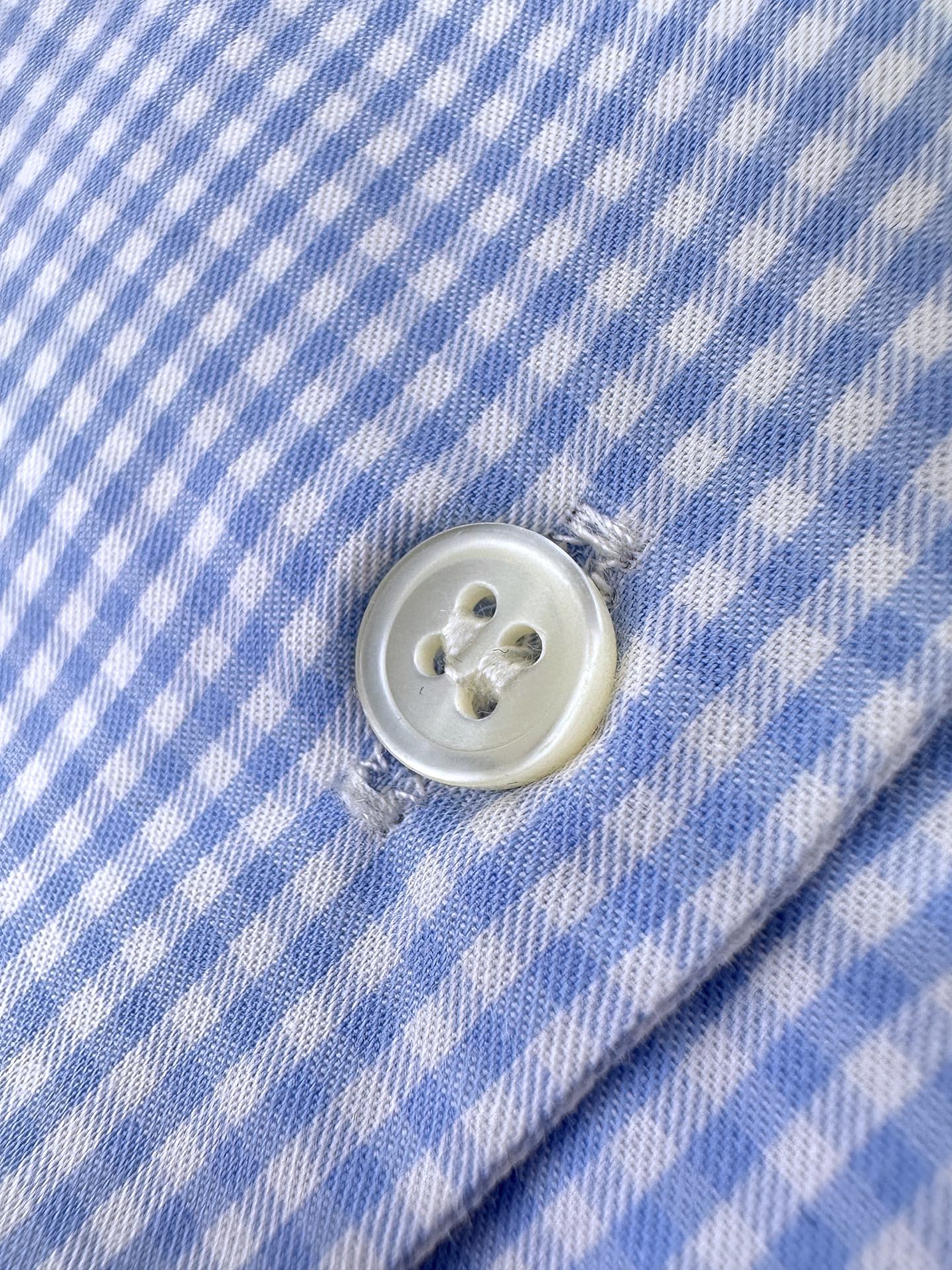 2026 Women's MM Logo Embroidered Checkered Shirt (FF773)