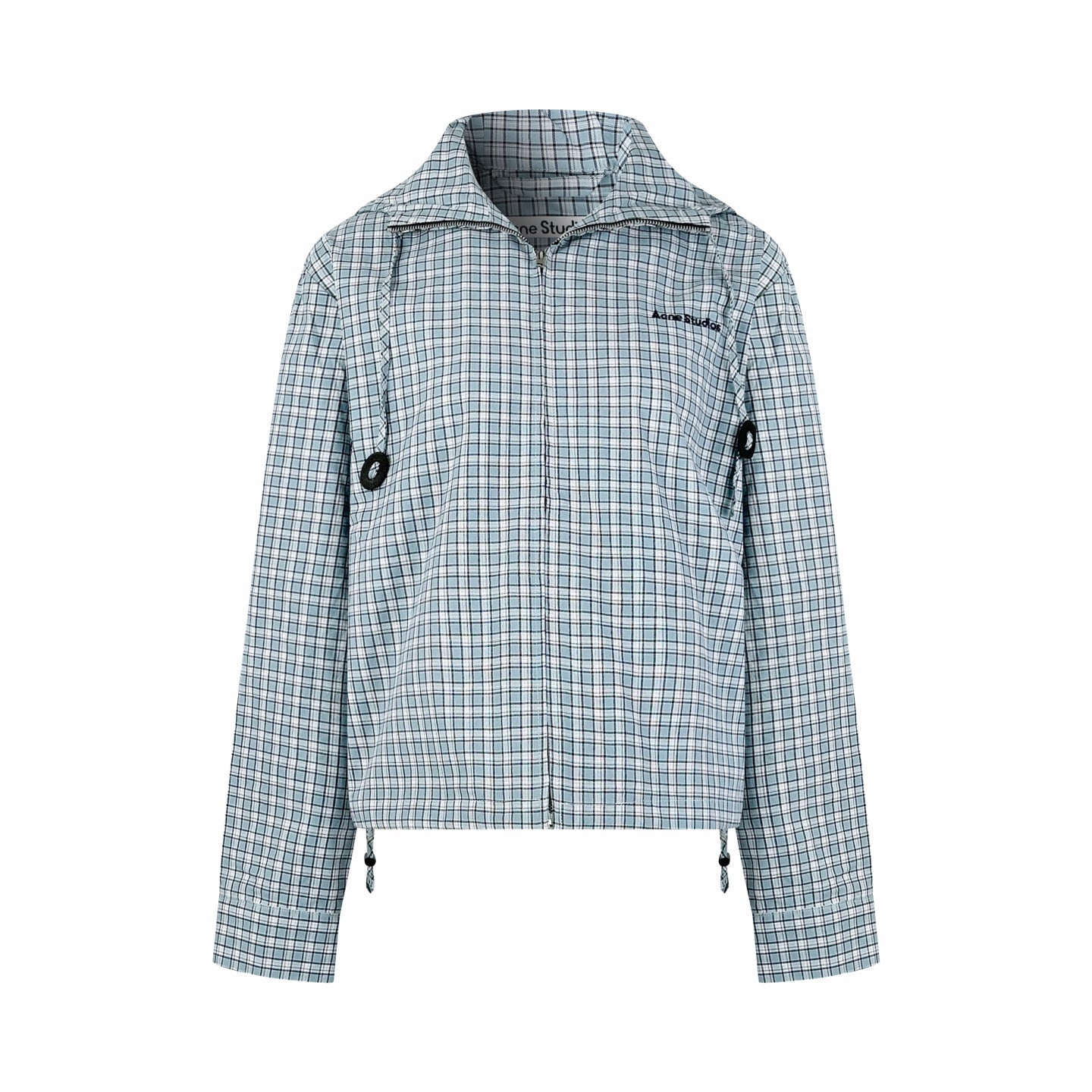 2026 Women's Acn Embroidered Checkered Hooded Jacket (FF762)