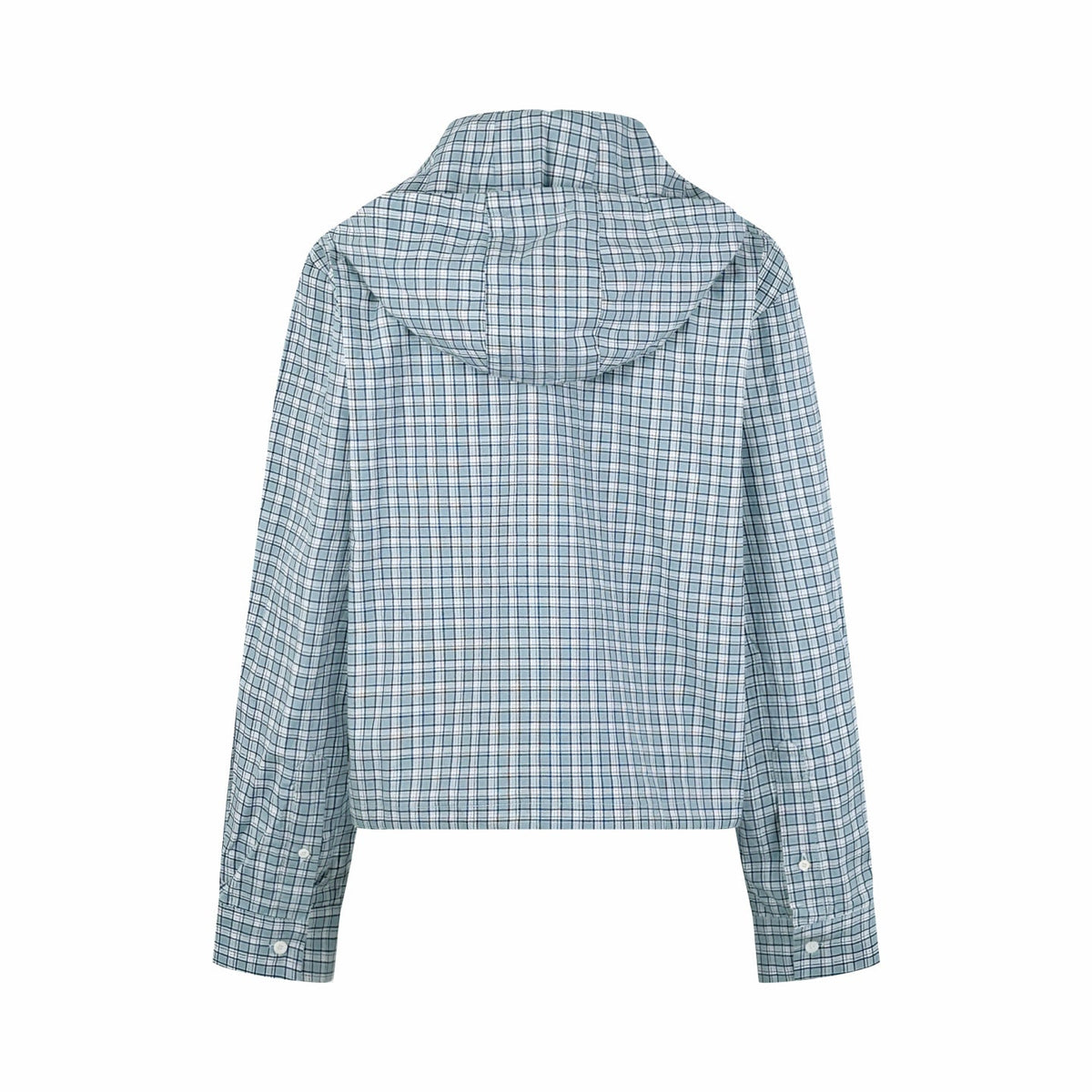 2026 Women's Acn Embroidered Checkered Hooded Jacket (FF762)