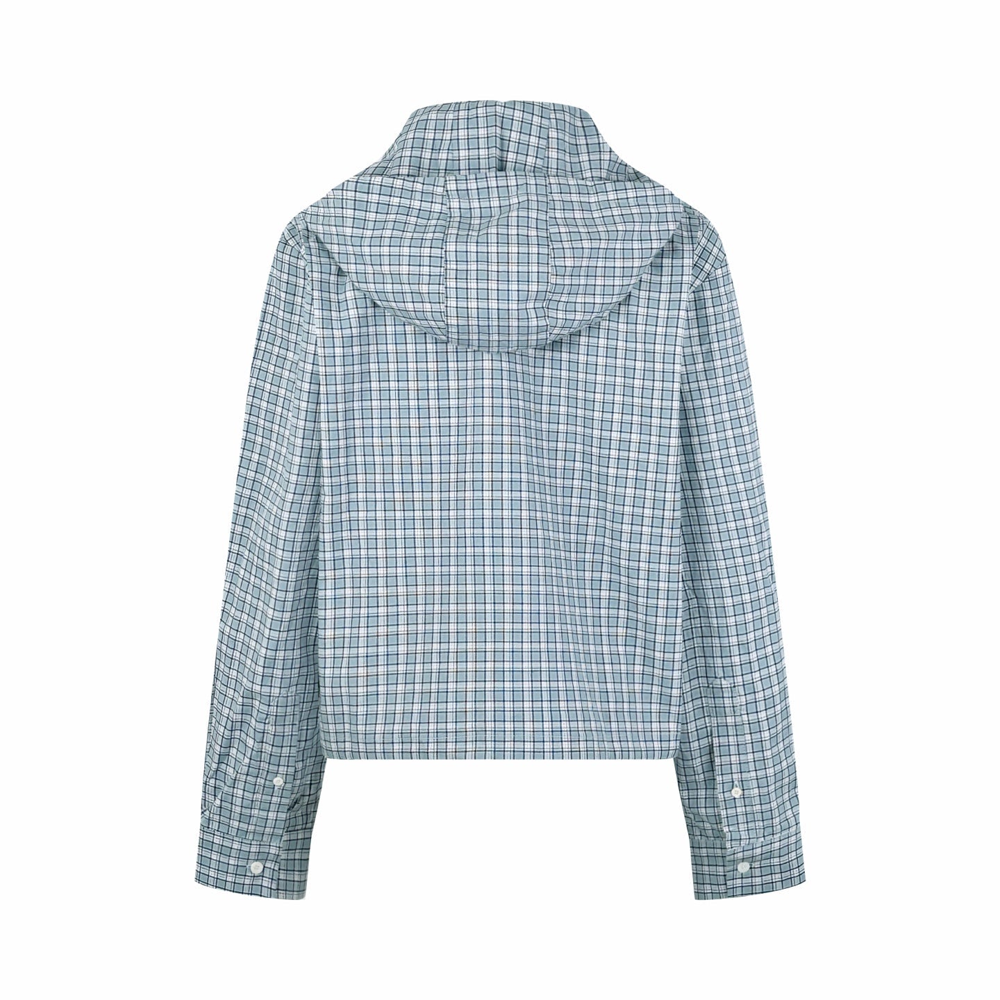 2026 Women's Acn Embroidered Checkered Hooded Jacket (FF762)