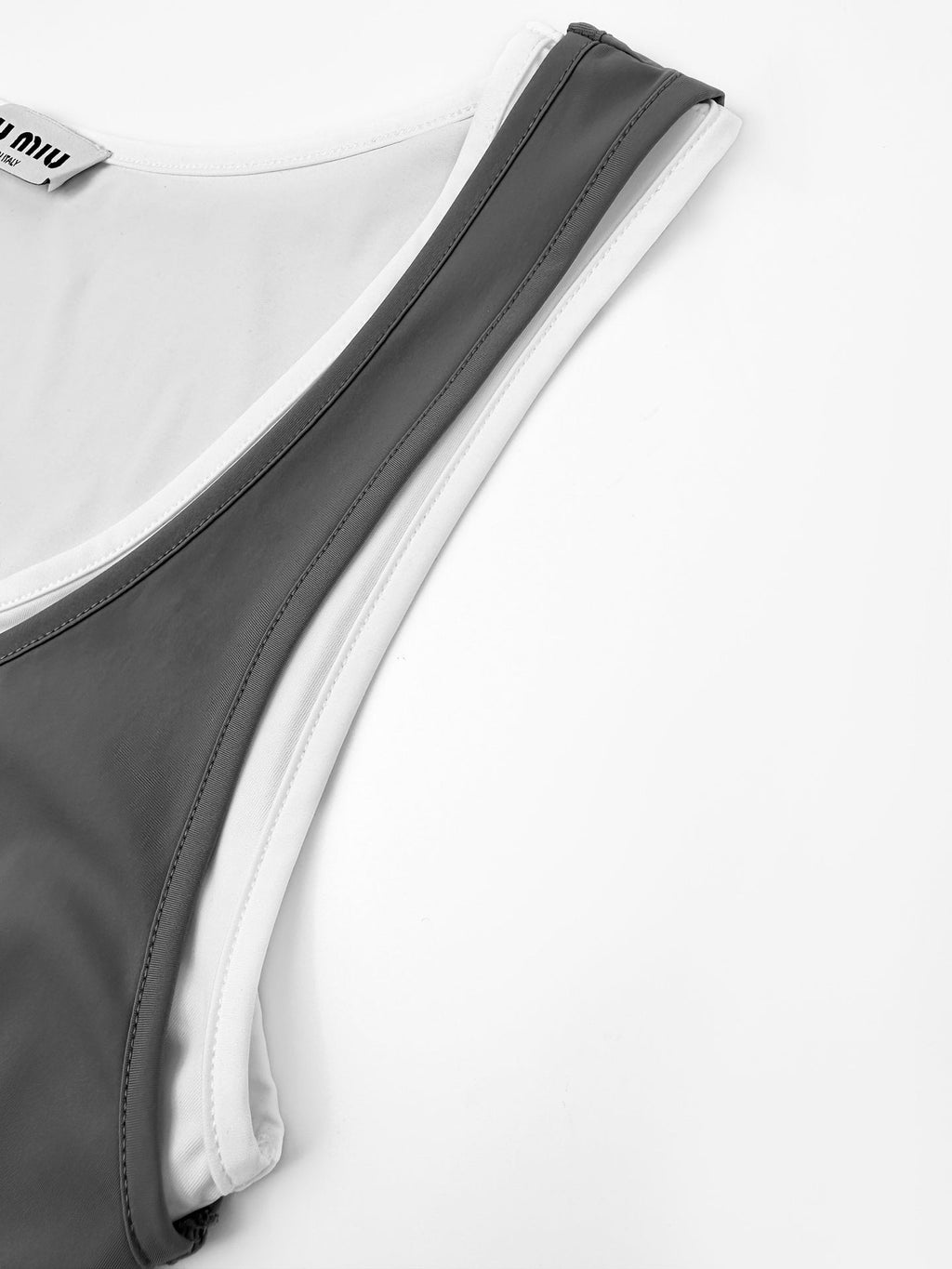 2026 Women's MM Logo Color-Contrasting Dress (FF778)
