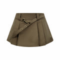 2026 Women's MM Logo Metal Belt Short Dress (FF766)