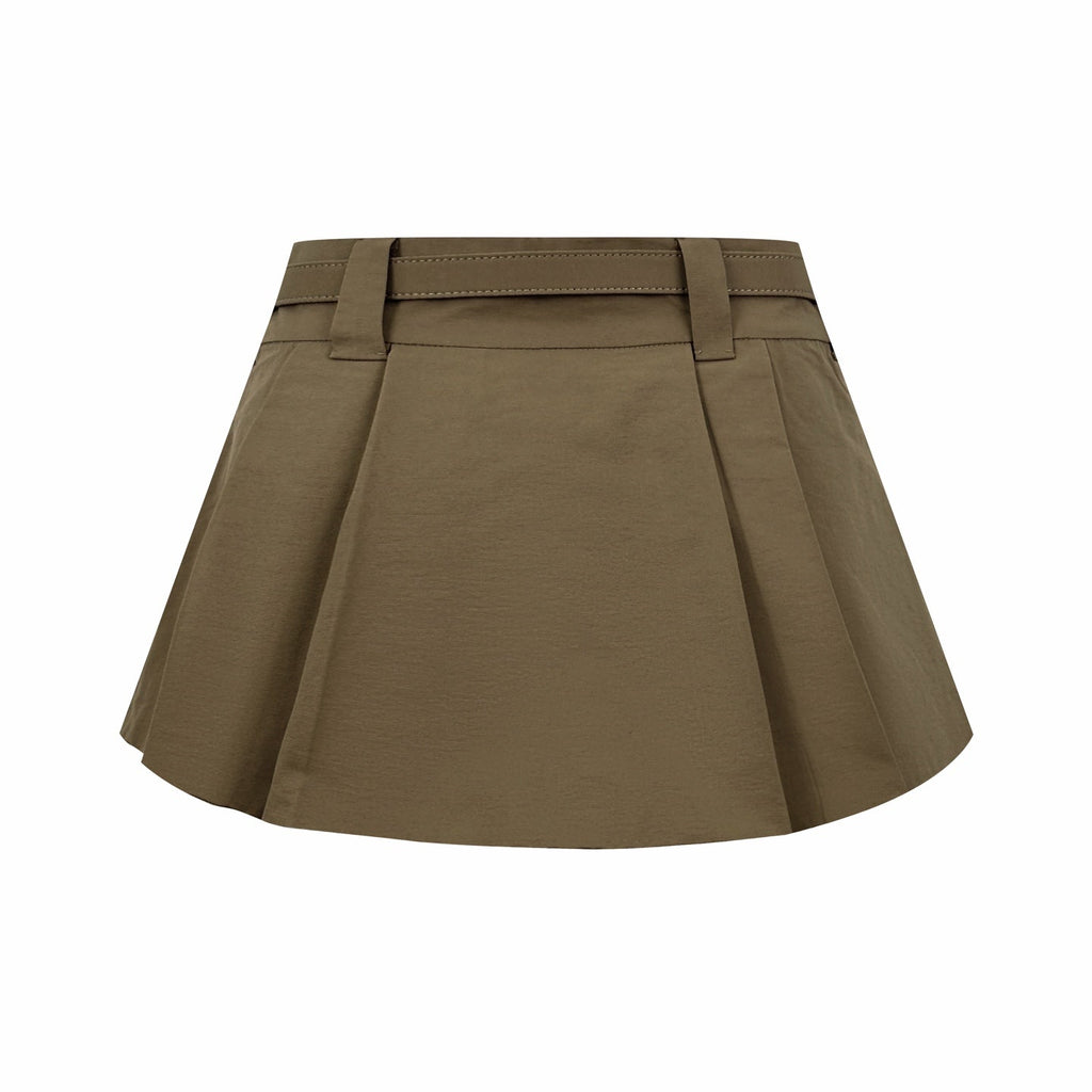 2026 Women's MM Logo Metal Belt Short Dress (FF766)