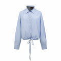 2026 Women's Way Embroidered Striped Laced Shirt (FF776)