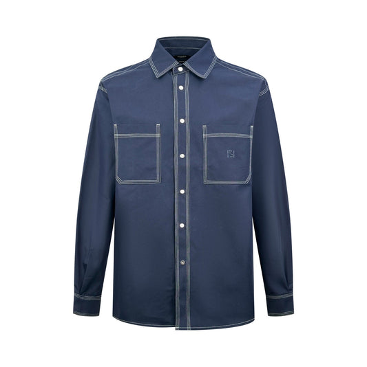 2026 New Model FF Embroidered Contrast Shirt (BB881-B35)