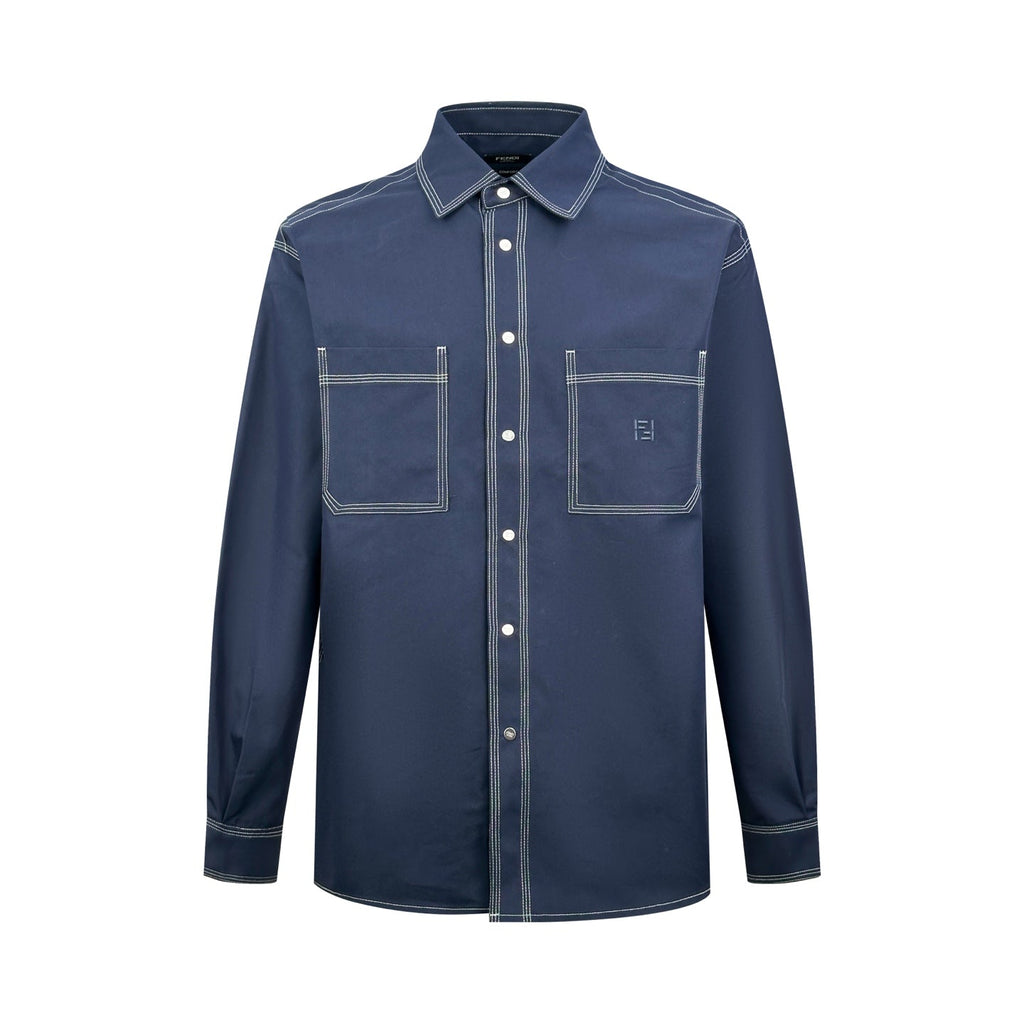 2026 New Model FF Embroidered Contrast Shirt (BB881-B35)