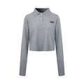 2026 Women's MM Logo Polo Shirt Long Sleeve (FF786)
