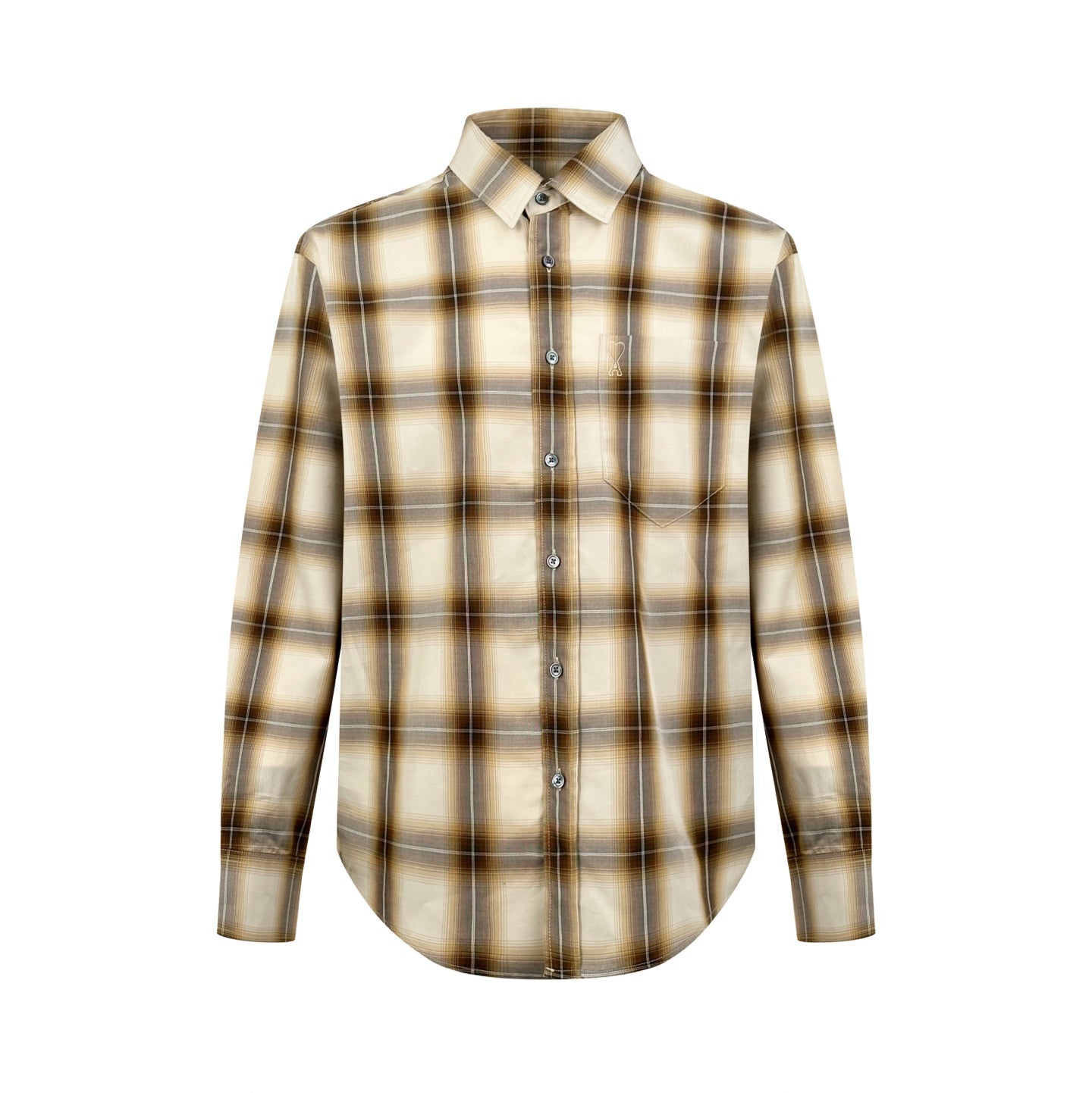 2026 New Model Heart A Embroidered Checkered Shirt (BB834-B45)