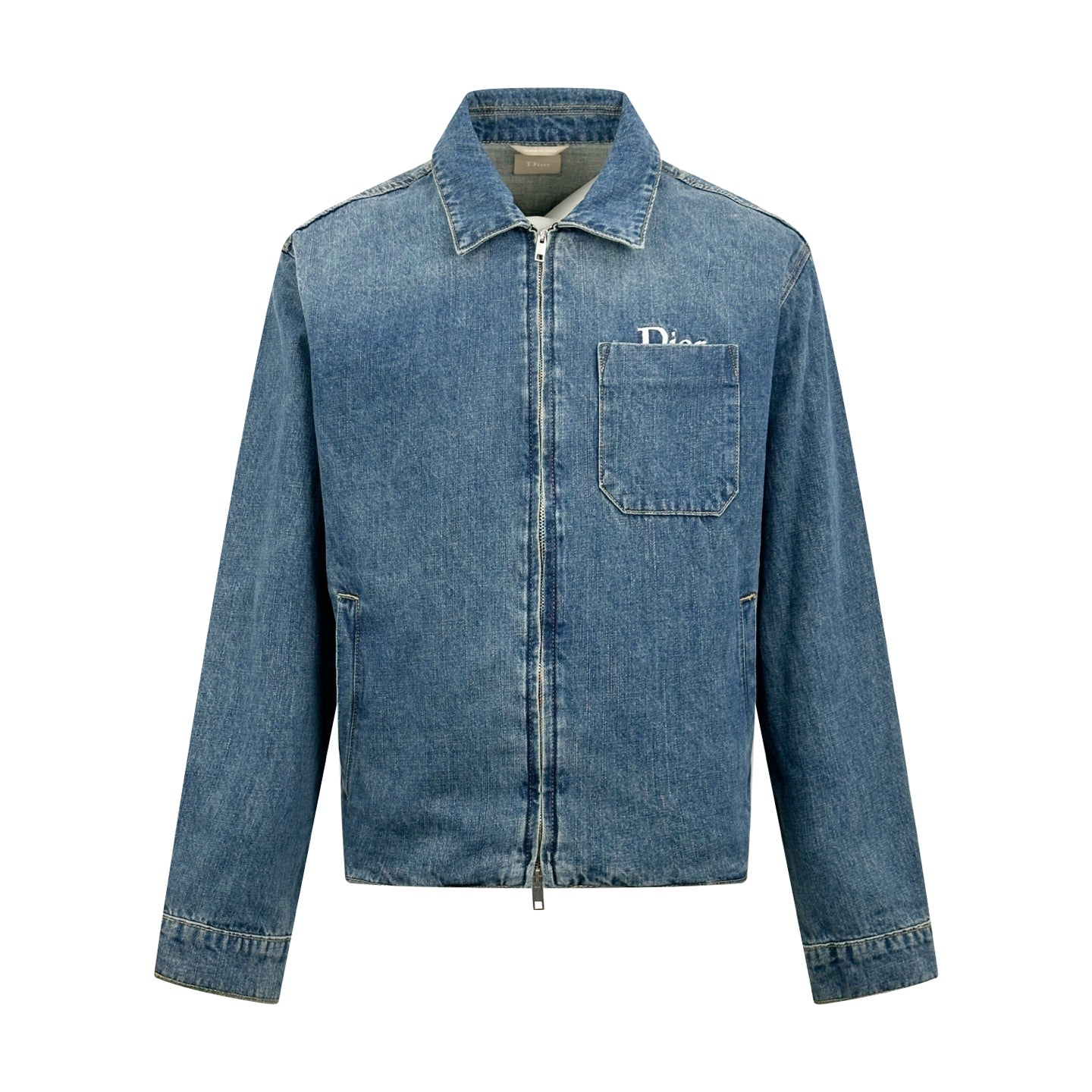 2026 New Style CD Embroidered Zipper Denim Jacket (BB865-B80)
