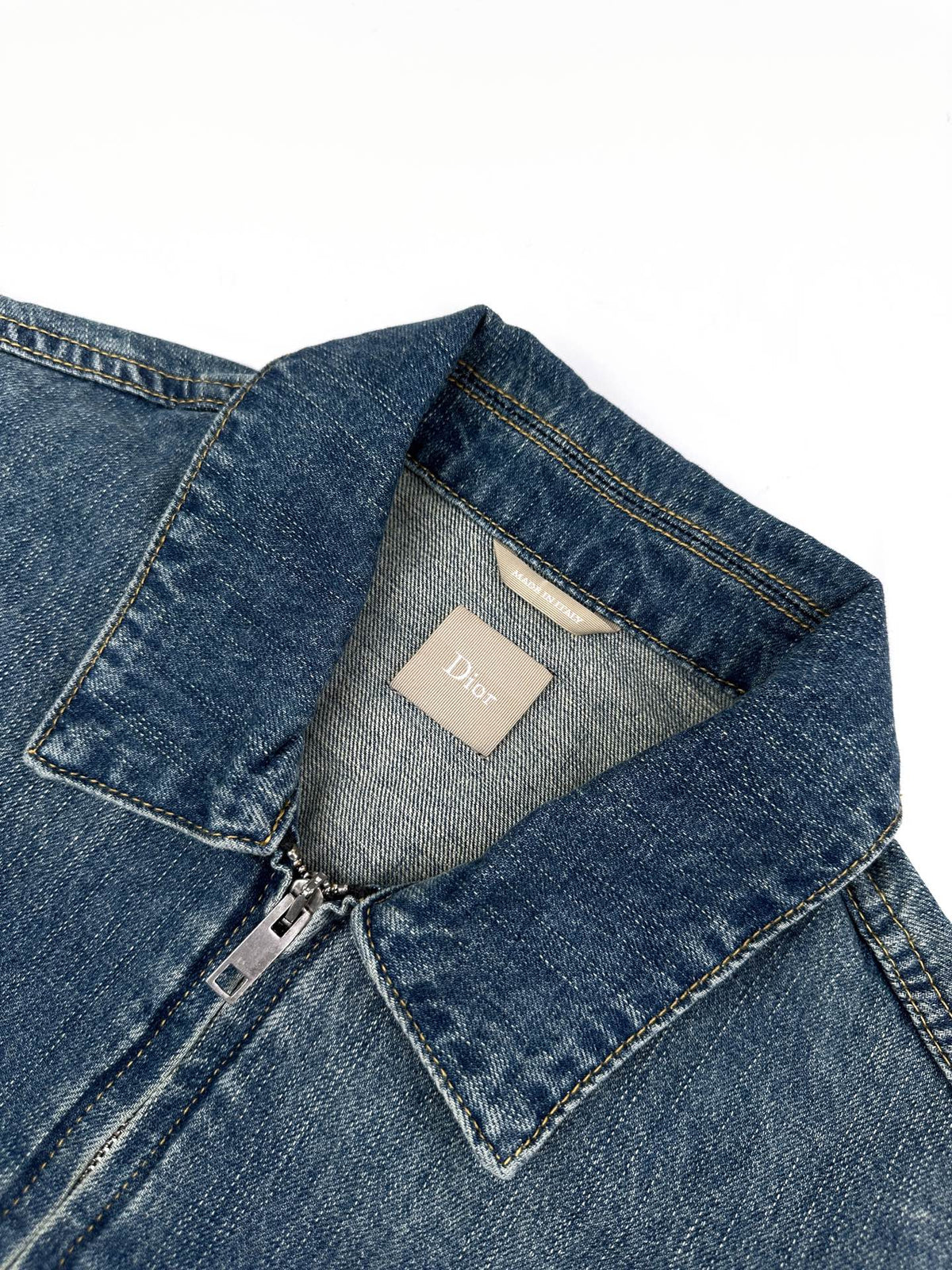 2026 New Style CD Embroidered Zipper Denim Jacket (BB865-B80)