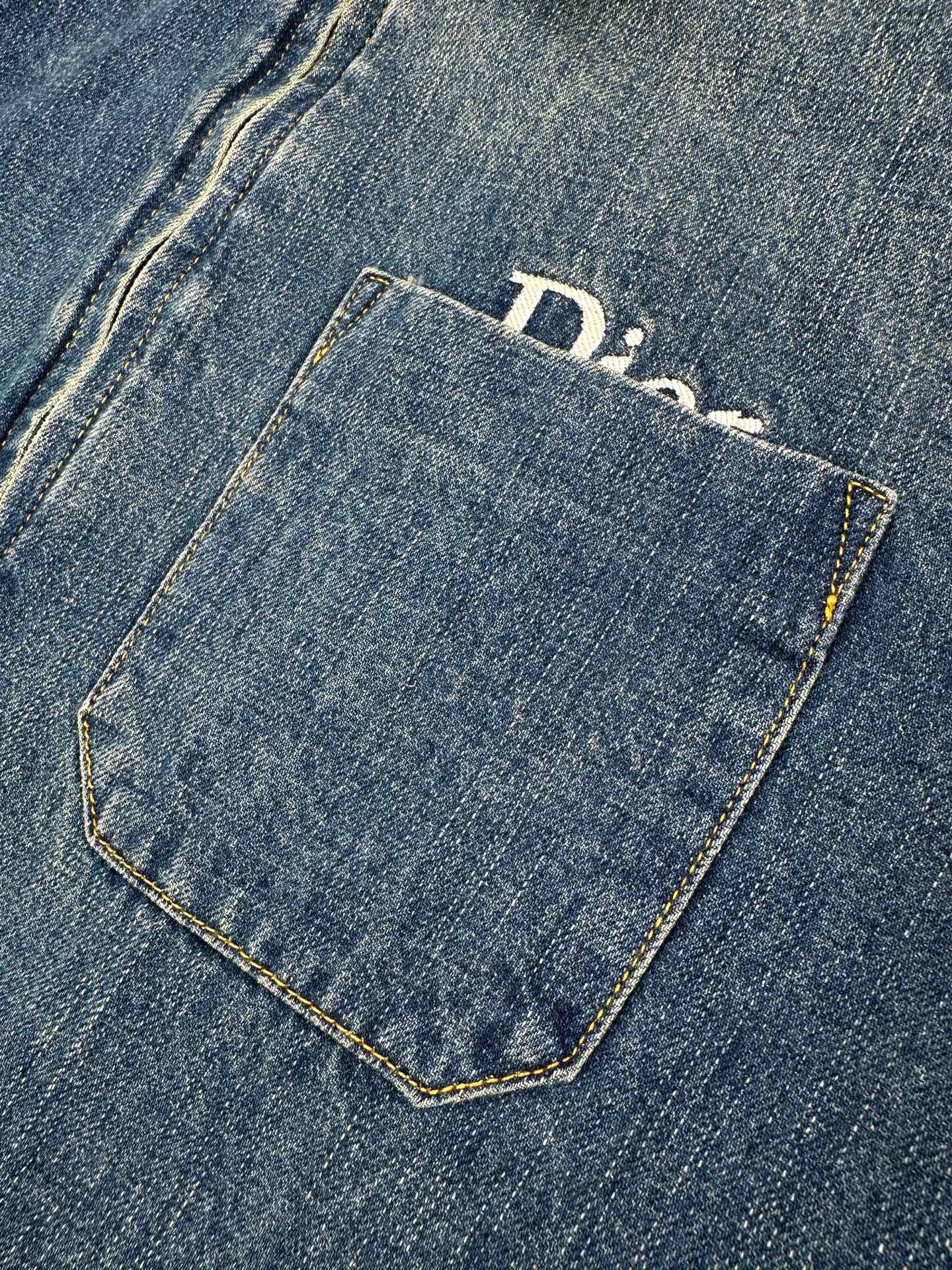 2026 New Style CD Embroidered Zipper Denim Jacket (BB865-B80)