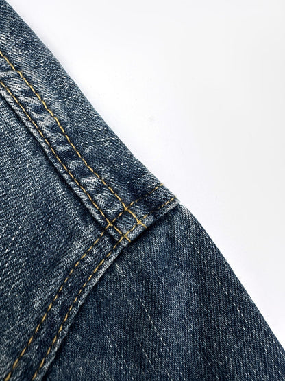 2026 New Style CD Embroidered Zipper Denim Jacket (BB865-B80)