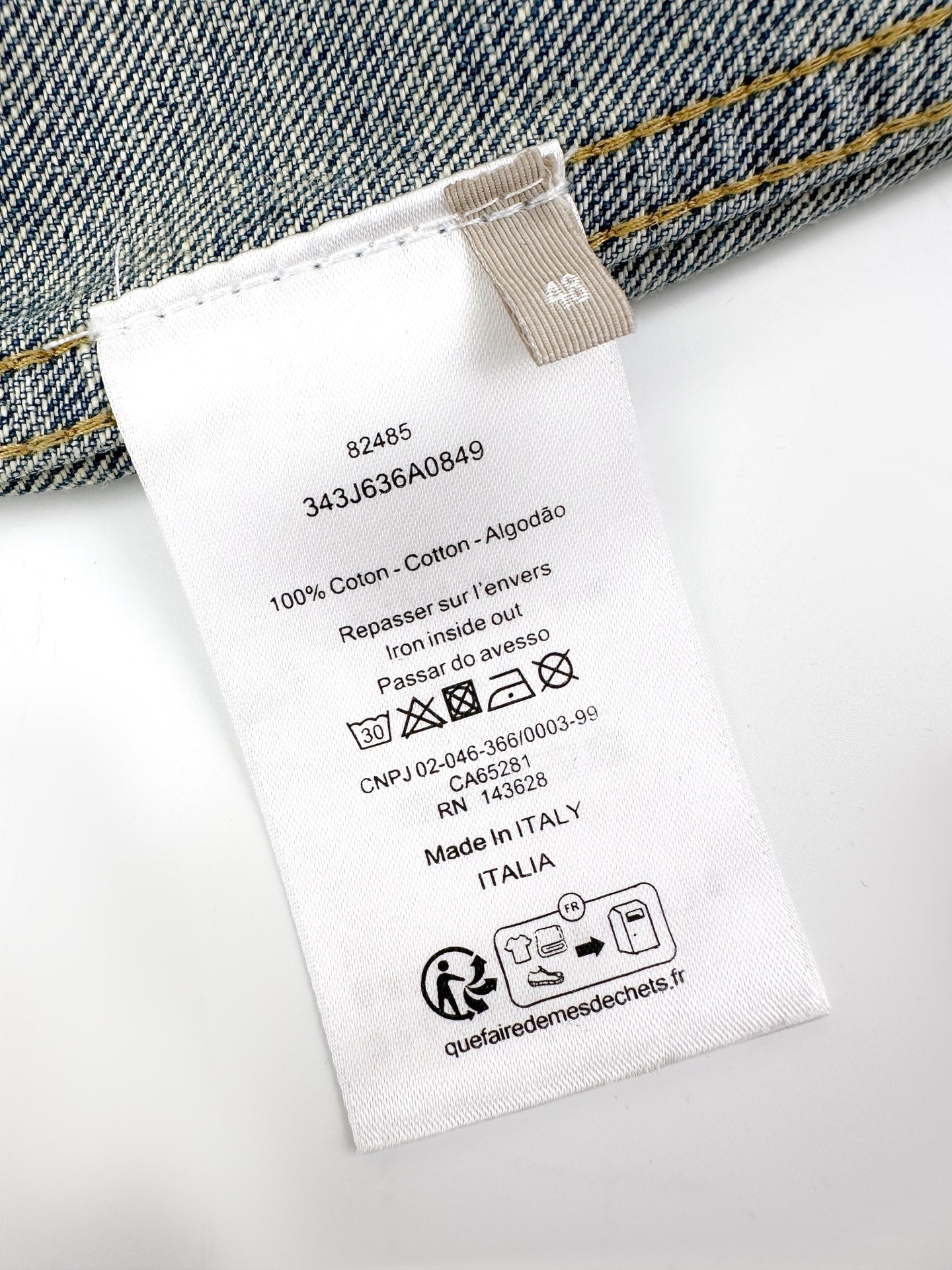 2026 New Style CD Embroidered Zipper Denim Jacket (BB865-B80)