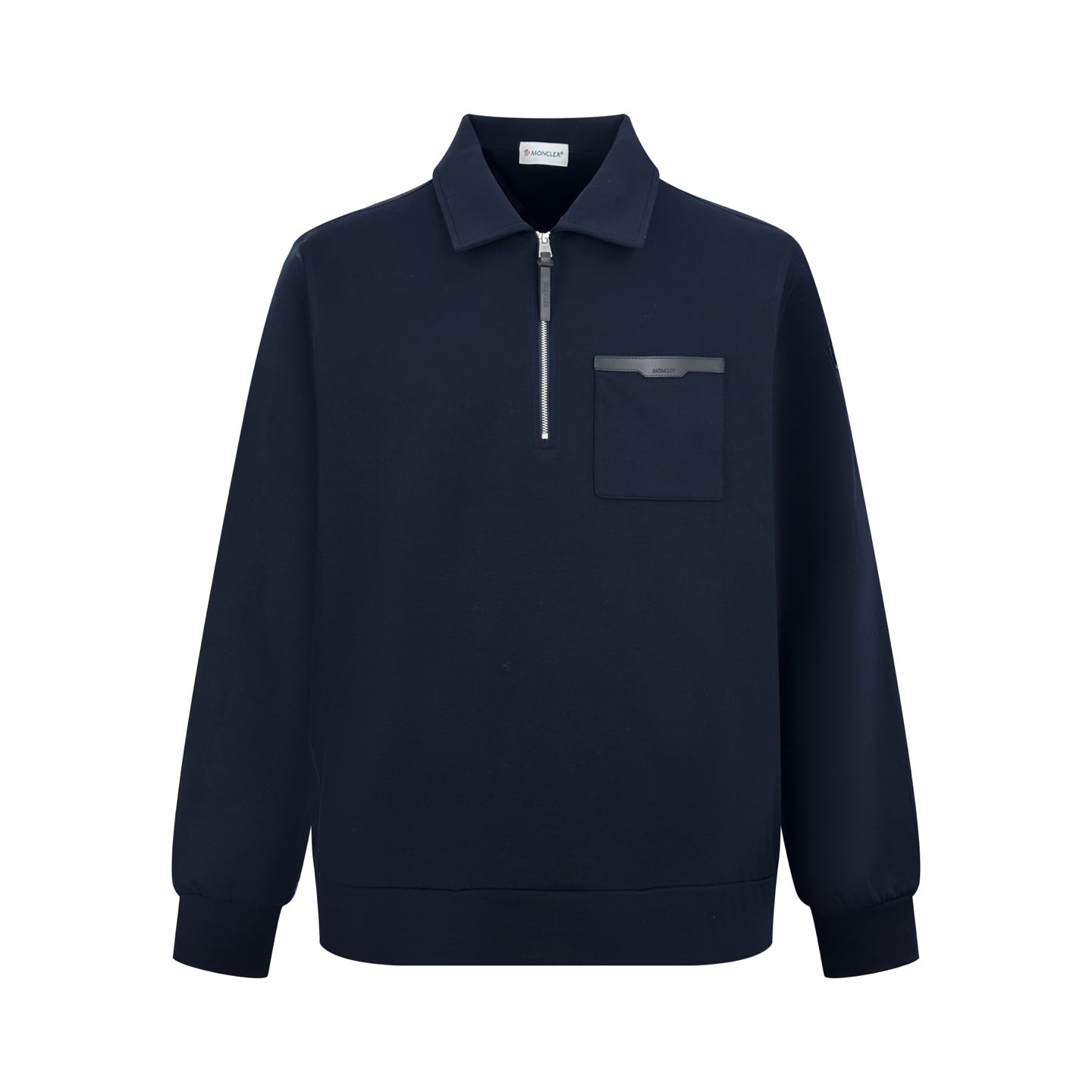 2026 New Model Leather-embossed Logo Half-Zip Jacket (AA664-A90)