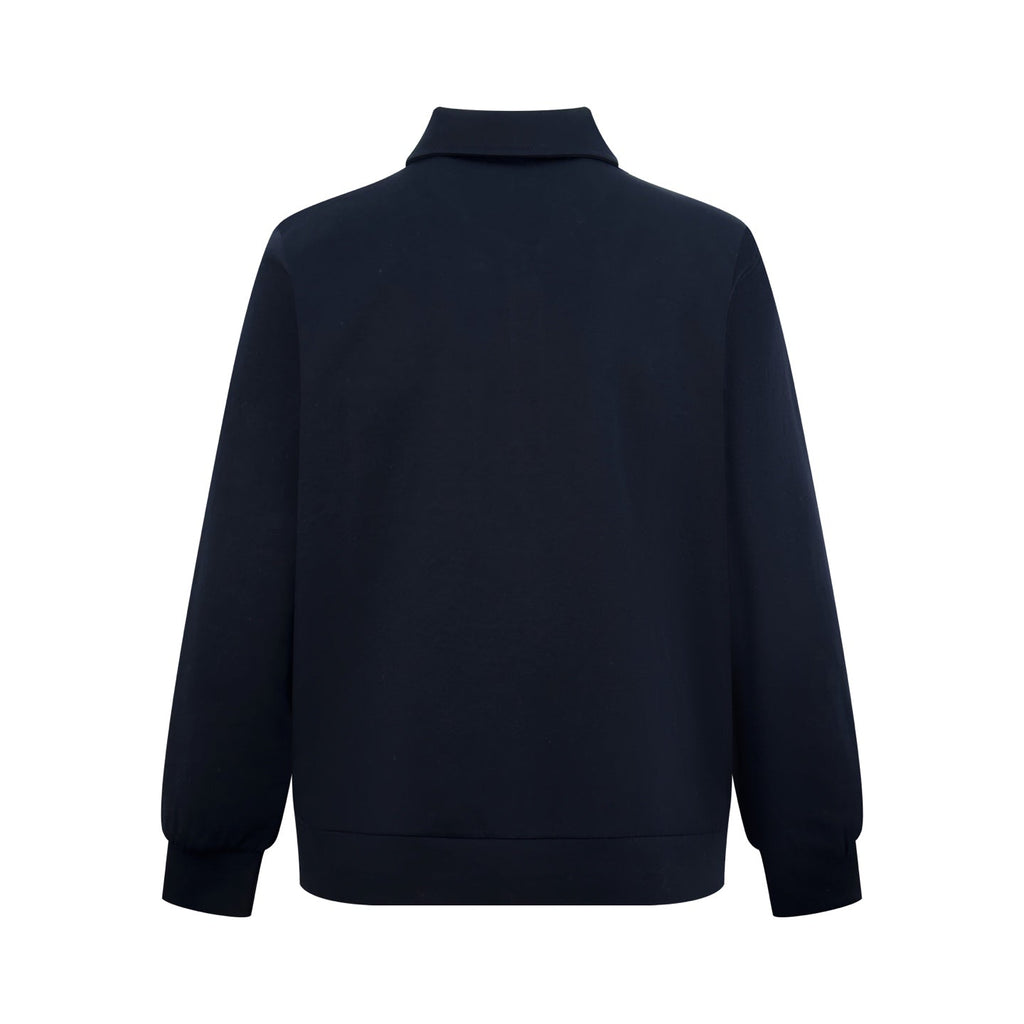 2026 New Model Leather-embossed Logo Half-Zip Jacket (AA664-A90)