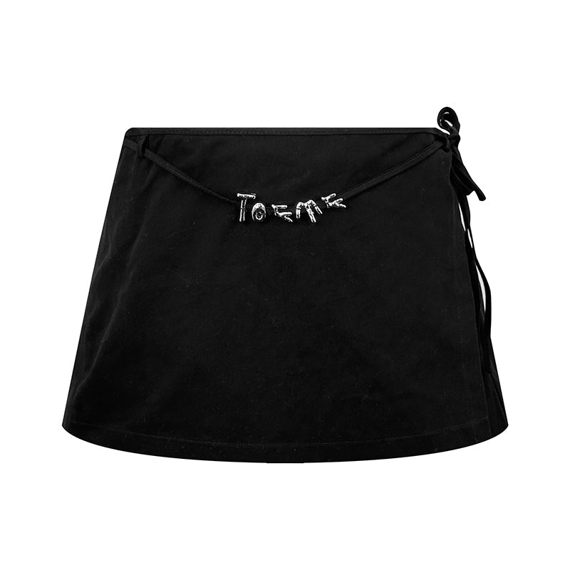 2026 Women's Way Letter Metal Short Skirt (FF781)