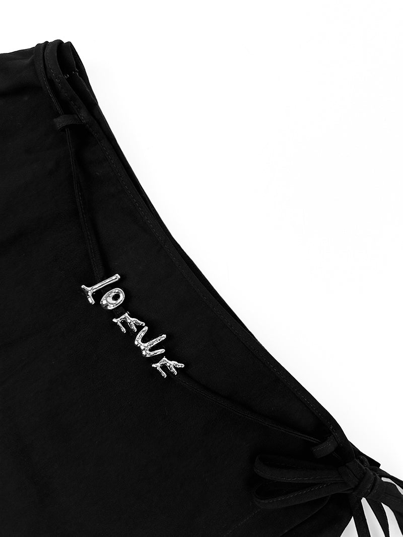 2026 Women's Way Letter Metal Short Skirt (FF781)