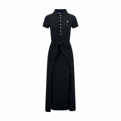 2026 Women's RL Embroidered Polo Neck Dress (FF785)
