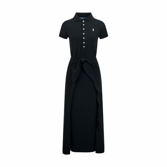 2026 Women's RL Embroidered Polo Neck Dress (FF785)