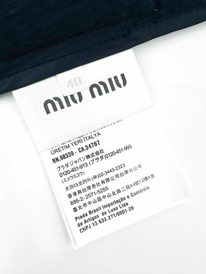 2026 Women's MM Logo Embroidered Pleated Skirt (FF775)