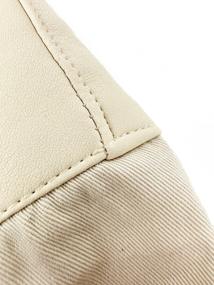 2026 New Model LY Logo Embroidered Single-Button Leather Jacket (AA663-B80)