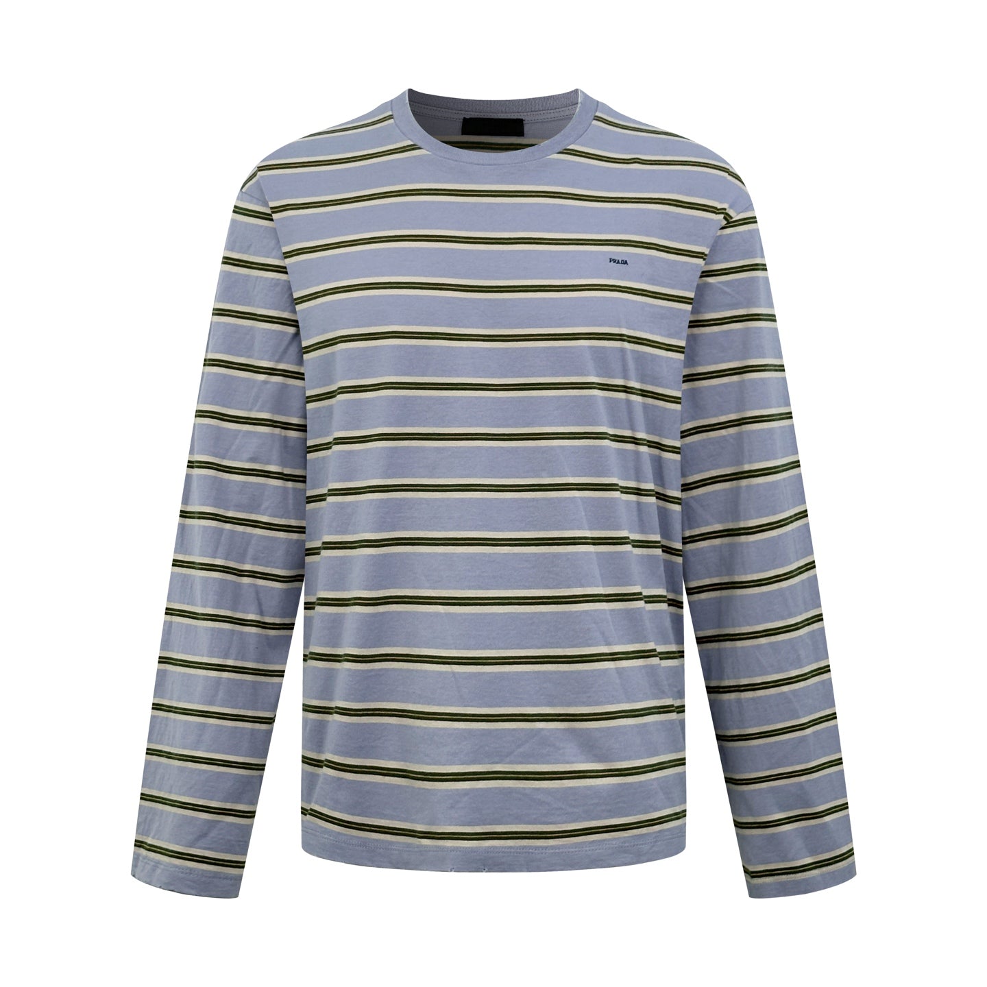 2026 New Model Triangle Brand Embroidered Striped Long-Sleeve Shirt (CC7006-A70)
