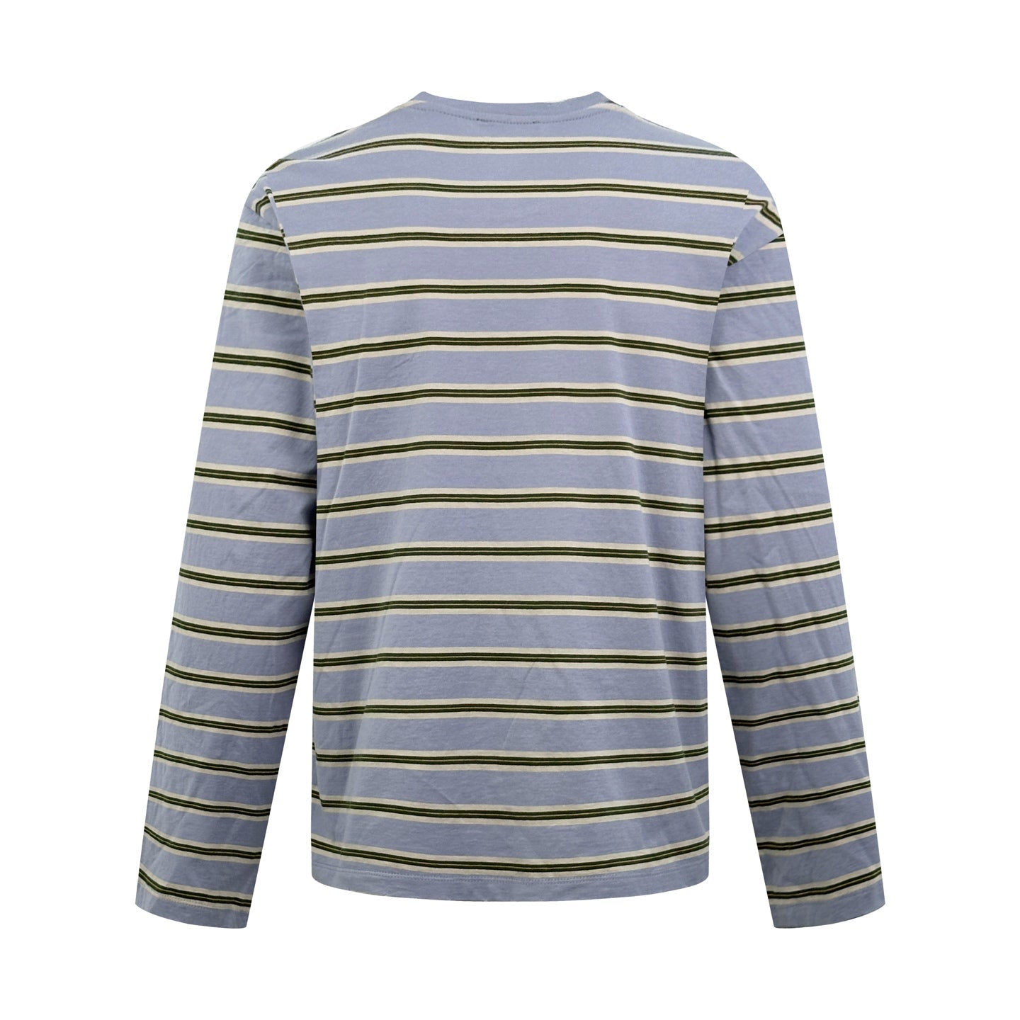 2026 New Model Triangle Brand Embroidered Striped Long-Sleeve Shirt (CC7006-A70)