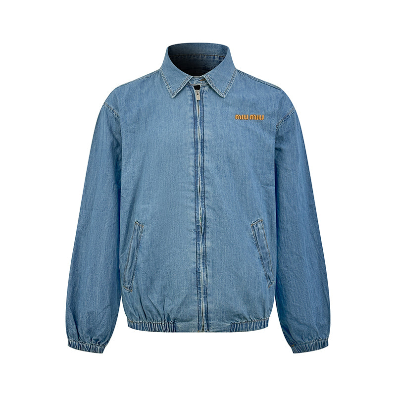 2026 New MM Embroidered Logo Denim Jacket (BB894-B65)