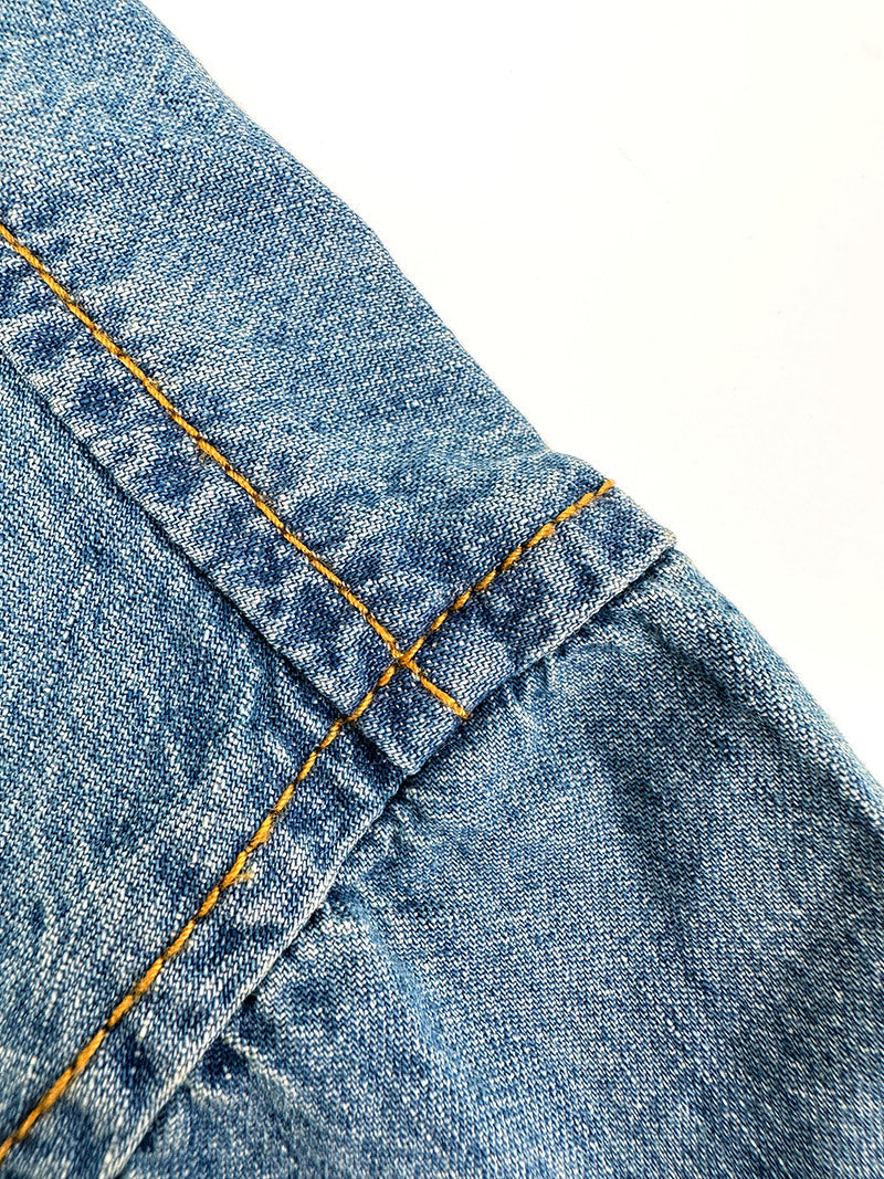 2026 New MM Embroidered Logo Denim Jacket (BB894-B65)